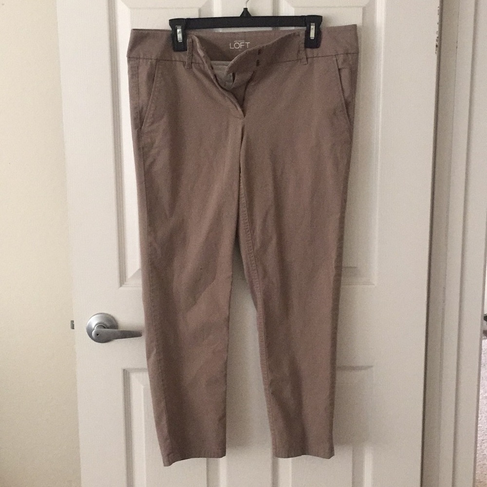Ann Taylor Loft Skinny Chino Crop